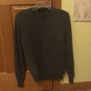 Grey crew neck sweater